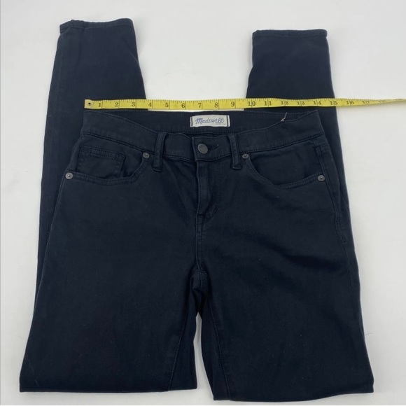 Madewell Black Skinny Skinny 8” Rise Black Pants Size 26 Women’s - Picture 4 of 8